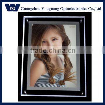 acrylic wall light signage,wall mounted acrylic display box, led display box