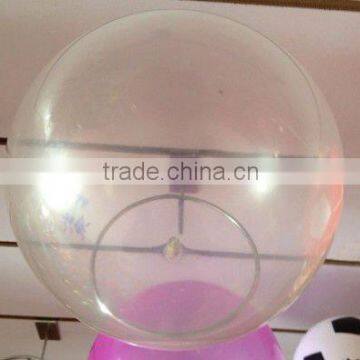 pvc inflatable transparent ball/plastic ball/ toy ball