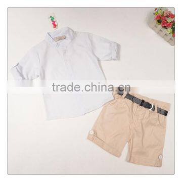 Fashion Handsome Boy Cloth Set 2016 New Arrival European Style Gentleman Suit Set 2 Pcs Outfits photo-2