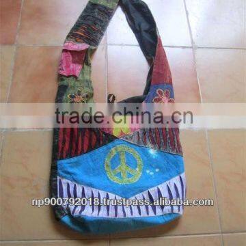 Nepal Stone Wash Cotton Handbag