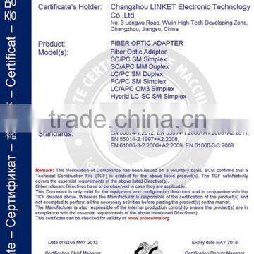 Vertification of Compliance