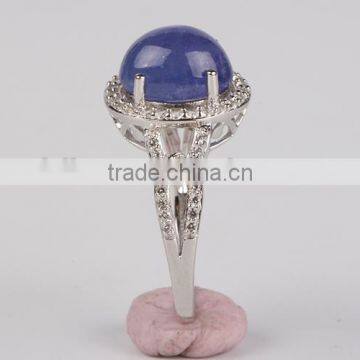 China Professional Fashion Blue Jewelry Star Sapphire Ring photo-4