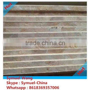 Okoume [ Pine / Poplar / Paulownia ]Decotive Block Board , Wood Grains Melamine Block Board photo-2