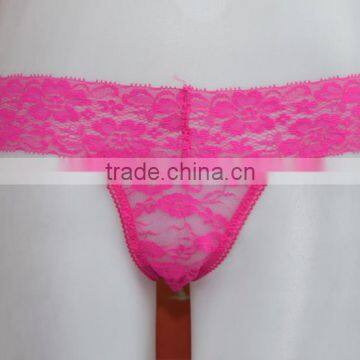 Full Lace Panty Thong,sexy Lace Pink G-string Nighty