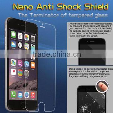 Anti-scratch Nano screen protective shield for iphone 6 plus anti broken screen protector