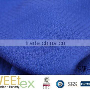 shaoxing textile 100% viscose rayon jacquard plain challis fabric