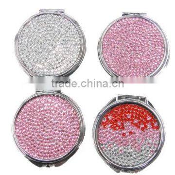 Bling Crystal Round Mirror