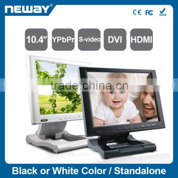 10.4" 4-wires resistive touch-screen with folding bracket DC 12V