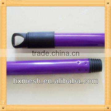 Powder Painted Metal Tube/color PVC Metal Broom Handles/painting Metal Tube Handle