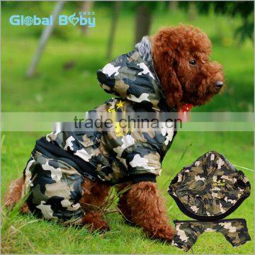 Wild Cold-resistant Camouflage Large Pet Dog Winter Clothing with detachable pants