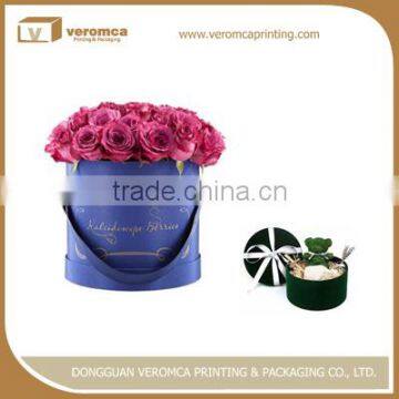 Brand New Flower Fabric Square Boxes Black Flower Hat Box