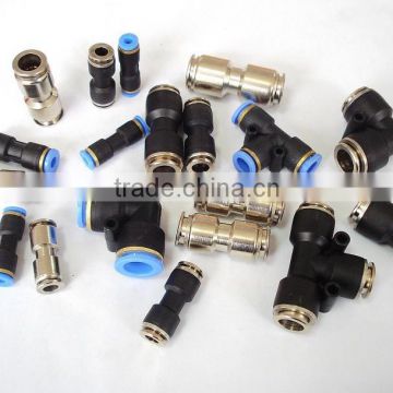 Hose tube push-in pipe fitting pneumatic pipe fitting quick pneumatic plastic fitting