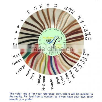 color ring color chart for human hair extension niceremyhair 38 colors best quality