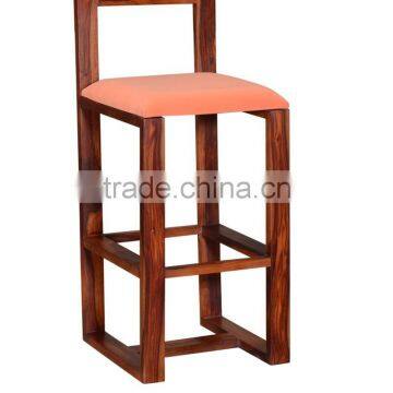 INDUSTRIAL WOOD BAR STOOL , INDIA VINDIN BAR STOOL