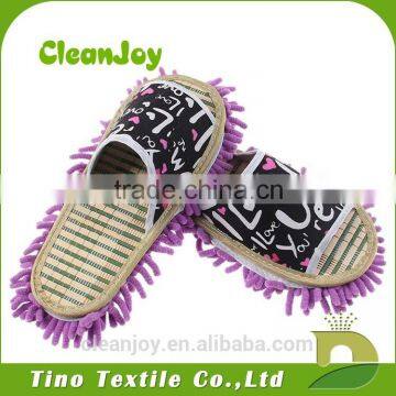 Chenille Import bamboo floor Indoor cleaning slipper