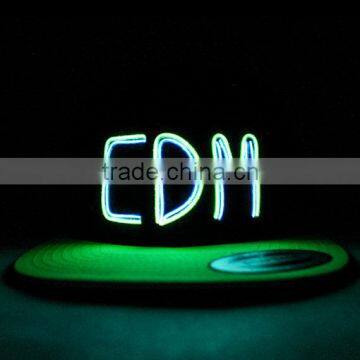 China High Quality Hip Hop Flat Led Lighted Fluorescent Hats and Caps photo-4