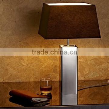 hotel lamps with switch and outlets decoration lamp fabric lamp