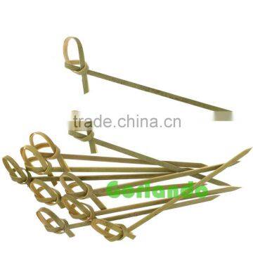 70mm BBQ BBQ Appetizer Skewers bamboo knotted picks