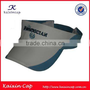 flat embroidery sun visor cap