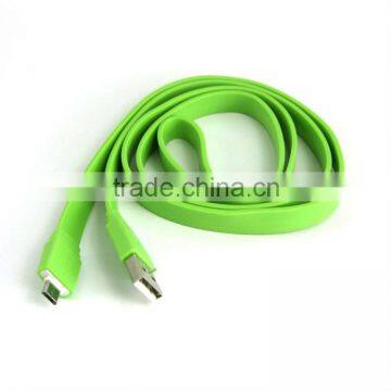 High Quality Noodle Design Micro USB Cable for Samsung / for HTC / for Xiaomi