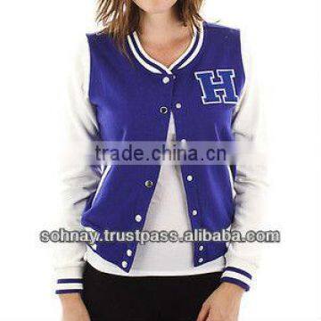 Women Varsity Jacket Letterman Baseball Jacket