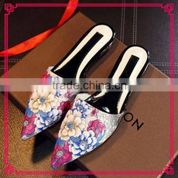 Printed china manufacturer sandals alibaba flat moroccan sandals