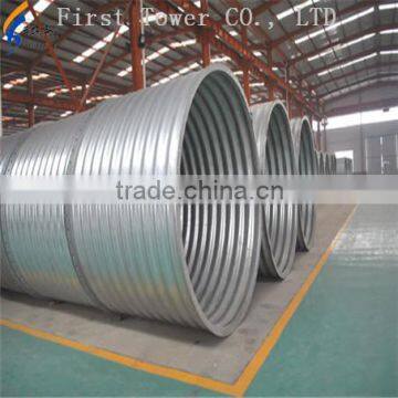 Circular Half Circle Corrugated Culvert, Galvanized Culvert Pipe photo-2