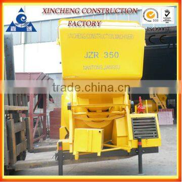 JZR350 diesel concrete mixer with wirerope lifting