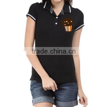 Printing fashionable 100% cotton polo shirt