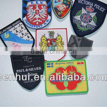 100% cotton fashionable washable and durable woven patches