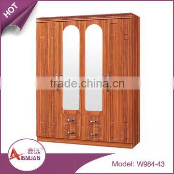 W882A-50 Bedroom Wardrobe Designs/Cheap Wardrobe Closet/wood Modern Wardrobe photo-6