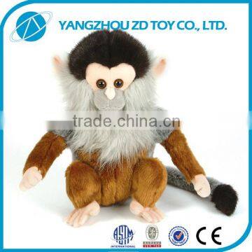 soft and funny plush monkey backpack