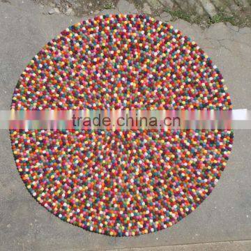 Round Felt ball carpet