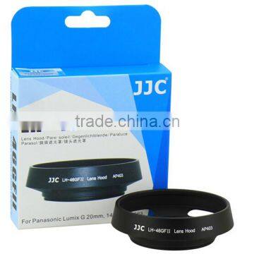 46mm Lens Hood JJC LH-46GFII Vented Lens Hood For Panasonic Lumix 20 Lens