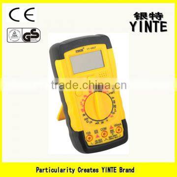 China factory New plastic digital LCD,Max .reading 1999 multimeter with Overload protection,safety class CAT 600V