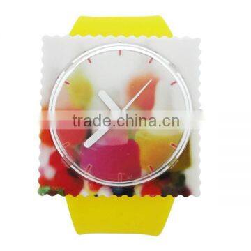 2014 Hot sale silicone stamp watch for kids