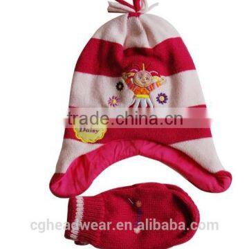 hot sale beanie hat ,acrylic hat / winter hat / baby funky knitted hat