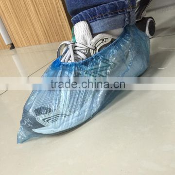 Disposable machine made PE protective shoe cover