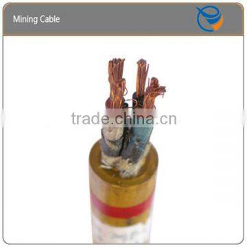 Mobile metal shielding flexible cables for coal mining