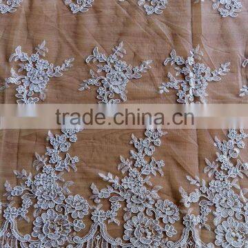 High quality african-cord-lace for wedding dress bridal lace fabric