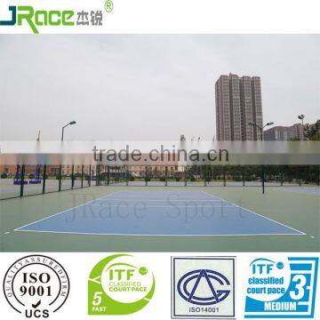 ITF certificate polyurethane rubber flooring volleyball floor sport surface material