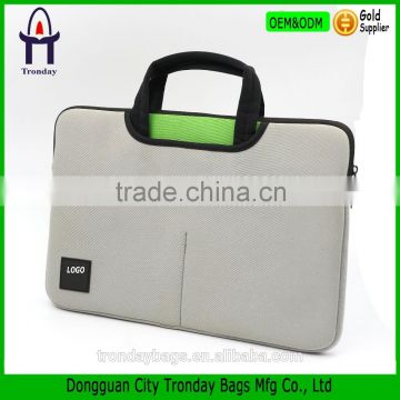 15inch neoprene laptop case with customized silicon logo neoprene tablet case