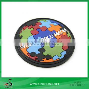 Sinicline Colorful Silicon 3D Patch/Labels for Garment