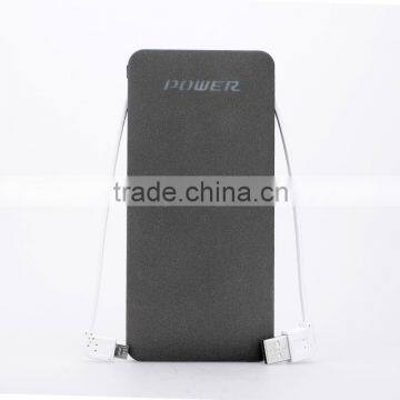 latest design mobile phone charger battery charger inbuilt charging cable                        
                                                Quality Choice