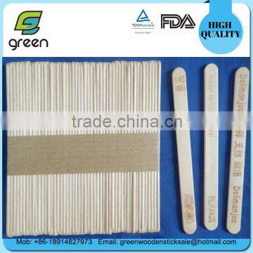 2015wholesale Birch Round Edge Wood Ice Cream Sticks Printed Logo photo-3
