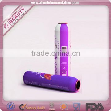 Aluminum Aerosol Bottle Can 100ML With Silver