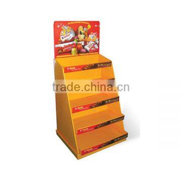 Offset Printing Cardboard Candy Advertising Shelves Display