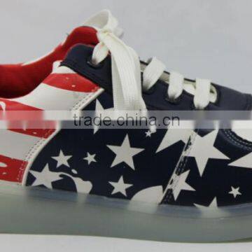 2016 Fashion Colorful Light up Shoes Women Led Running Shoes photo-2