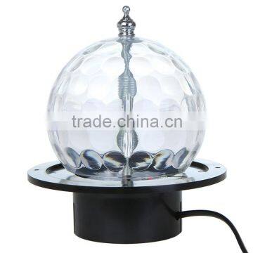 20W AC 220V Automatic Rotating LED RGB Crystal Magic Ball Effect Light Disco DJ Stage Lighting 3pcs LEDs Light source