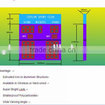 electronic product led cricket digital scoreboard for sale